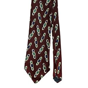 Benny Ricci Silk Tie Mens Vintage USA Made Luxury Classic Retro Old Money‎ Style